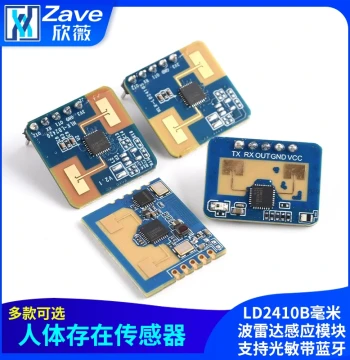 Hi-Link Human Presence Sensor LD2410B Millimeter Wave Radar Module with Light Sensing and Bluetooth
