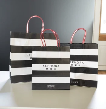Authentic Sephora Shopping Bag Paper Bag Gift Bag Packaging Bag Ready to Ship