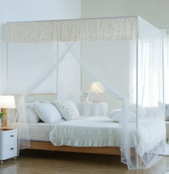 New Class A Home Bedroom Mosquito Net Full Cover Floor-Standing Mosquito Net Single Bed Rental Room Anti-Mosquito Bed Net