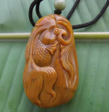 Promotional Huanglong Jade 'Gold and Jade Fill the Hall' Hand-Held Piece, Feng Shui Ornament, Yellow Wax Stone Play Item, Antique Jade Collectible