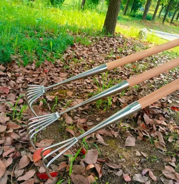 Seaside Beach Combing Rake Gardening Landscaping Tool Flower Planting Soil Loosener Leaf Raker Peanut Picker Clam Shell Digger Outdoor Rake