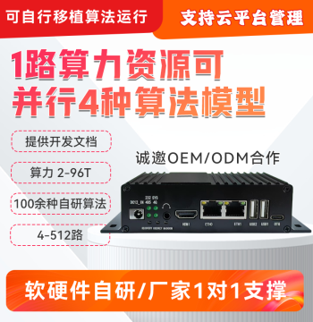 AI Edge Computing Box - Edge Processing Terminal for Video Intelligent Analysis, Server Event Recognition, and Algorithm Detection