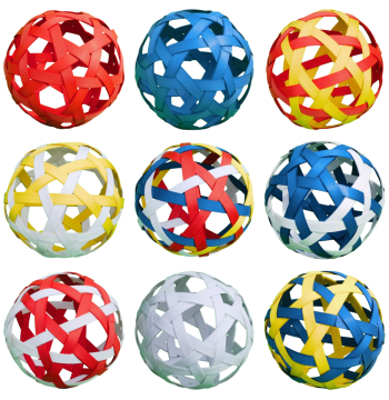 Handwoven Colorful Hollow Ball Diameter 15 20 cm Lantern Soccer Cuju Dance Sports Prop