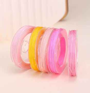No. 71 Jade Thread 0.4mm: Ultra-Fine Hand-Braided Cord for Beading, Rings, Bracelets, Necklaces – DIY Materials
