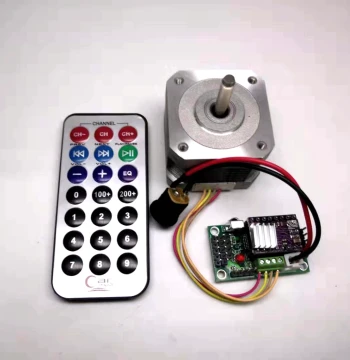42/57 Stepper Motor Driver Controller Kit with Built-in Timer, External Switch, Serial Control, DRV8825