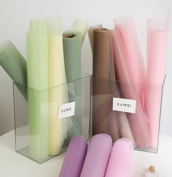 Bouquet Wrapping Valentine's Day Morning Mist Soft Light Gauze Korean Style Matte Fresh Flower Fine Mesh Floral Lining Gauze Flower Shop Supplies