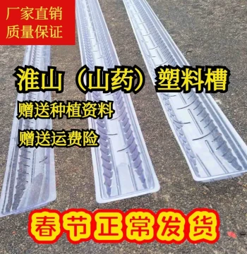 Shallow Trough Guide Slots for Yam Cultivation - Plastic U-Channel Molds for Huai Shan Planting
