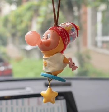 Authentic POP MART DIY Star Person Heartbeat Car Ornament, Premium Gift for Qixi Festival