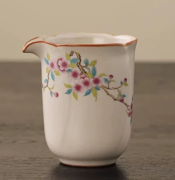 Ru Kiln Crackle Glaze Tea Sea, Household Fair Cup, Kung Fu Tea Ceremony Set, Tea Brewing Tool, Tea Table Gongbei, 2025 New Arrival