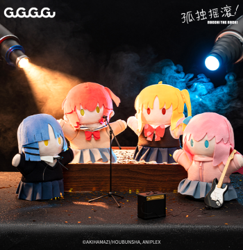 GuGuGuGu Bocchi the Rock! Hand Puppet, Finger Puppet, Plush Doll, Microphone Charm, and Omamori Collection