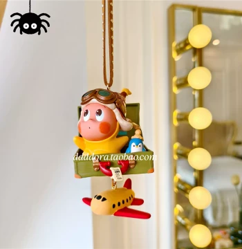 Authentic POP MART Star Person Car Hanging Ornament, Cute Gift for Girlfriend or Best Friend, DIY Aromatherapy Pendant
