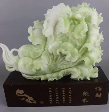 Purchasing Natural Jade Ornaments, Xiuyu Ornaments, Xiuyan Jade Ornaments, Cabbage Ornaments, Baicai Jade Raw Stone Carvings