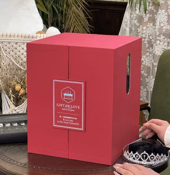 8-Inch Birthday Cake Box | Valentine's Day Viral Cake Box Gift Box, Premium Mousse Packaging Box, Customizable Extra Height