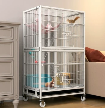 Squirrel Cage Three-Tier Fancy Rat Mansion Large Chinchilla Sugar Glider Pet Cage Ferret Cage Parrot Bird Cage