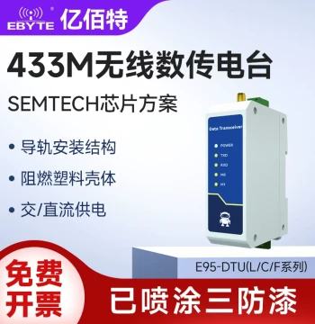 RS485 Wireless Transceiver Data Radio 433 Communication Module GFSK RF Remote LoRa IoT Communication