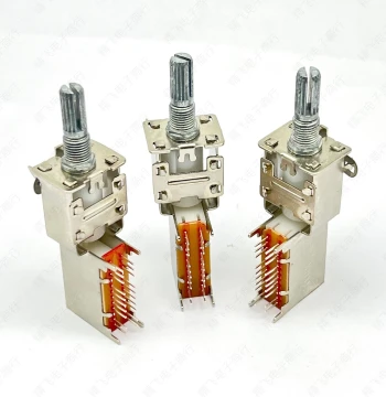 Vintage Audio Rear Amplifier Signal Input Selector Switch 4-Position Audio Band Rotary 4-Pole 4-Position 20-Pin