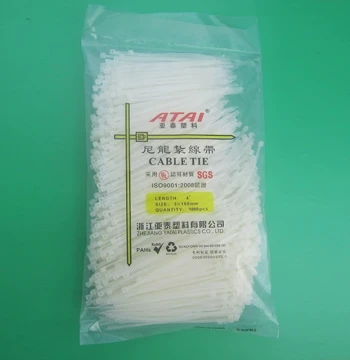 Factory Direct Yatai Cable Ties 3*100mm Cable Ties Self-Locking Nylon Cable Ties Width 2.1mm 10cm