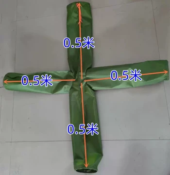 Custom Fabric Water Distributor for Irrigation - 4-Way, 3-Way, and Elbow Joints for Agricultural Water Hoses