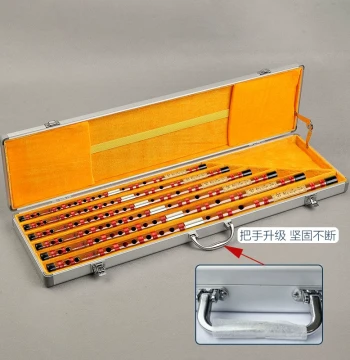 Aluminum Alloy Flute Case for 5/6/7/8 Pieces, Protective Box for Multiple Flutes, Direct from Manufacturer