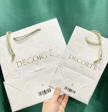 Decorté Gift Bag for Lotion and Emulsion, Handheld Packaging Bag for Lipstick and Perfume, Birthday Gift Authentic Counter Product
