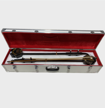 Two-Pack Erhu Case Upgraded Thick Aluminum Alloy Frame MDF High Hu and Erhu Instrument Case Brand New