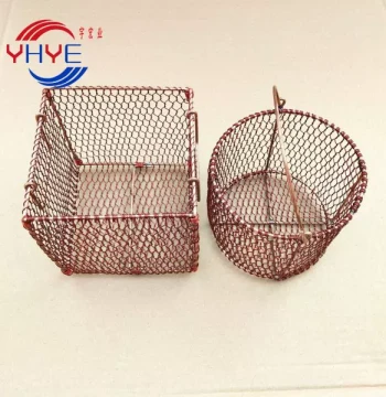 Laboratory Square Round Stainless Steel Copper Wire Basket Copper Wire Cage Dehydration Lift Basket Drainage Basket Test Tube Frame