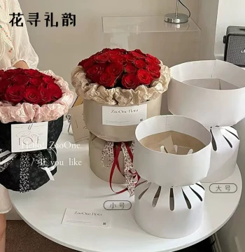 Chanel-Style Bouquet Shaping Sheet Fresh Flower Wrapping Paper Inner Liner Cardboard Flower Wrapping Tool Fixer Materials Floral Decoration