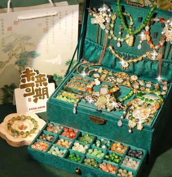 Children's Beading Gift Box Girls Bracelet Handmade DIY Material Ancient Style Hand String Birthday Gift Girls Toy 9 Years Old