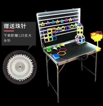 Foldable Street Vendor Display Case for Jewelry, Aluminum Alloy Portable Storage Box for Earrings and Accessories