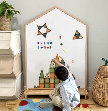 Lionf Children's Drawing Board, Dust-Free Magnetic Graffiti Blackboard and Whiteboard, Baby Painting Home Writing Board Toy Gift