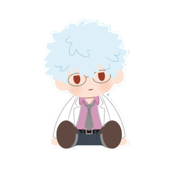 bilibili In Stock Gintama Class 3-Z Teacher Ginpachi Plush Doll Set
