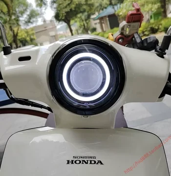 Suitable for New 2025 Honda NS125LA Headlight Assembly Modification LED Dual-Beam Lens Angel Eyes
