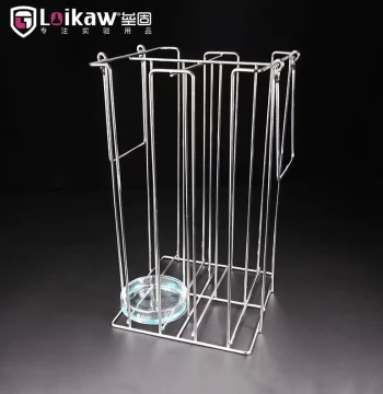 Selected 304 Stainless Steel Petri Dish Rack for 60mm/90mm Dishes, Plastic/Glass Cell Culture Dish Carrier
