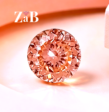 Starry Sky Cut Padparadscha Round 8mm 2 Carat Jewelry Loose Gemstone Loose Diamond Unset