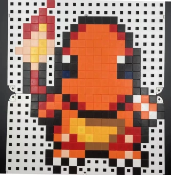 Dianwan Tech x Gezhi Co-Branded Pixel Pattern Storage Organizer, Nail-Free Easy-Install DIY Pegboard