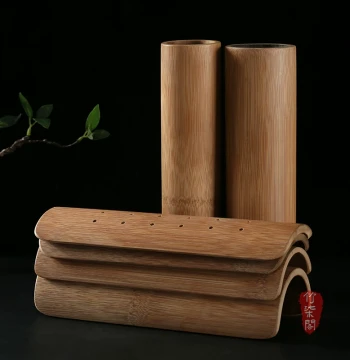 Bamboo Hard Bamboo Pillow Cervical Spine Bamboo Tube Neck Support Cylinder Pillow Correction Traction Neck Rest Lumbar Repair Specialist