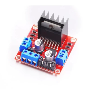 L298N Chip Motor Driver Board Module for Stepper and DC Gear Motors, Arduino Smart Car Robot