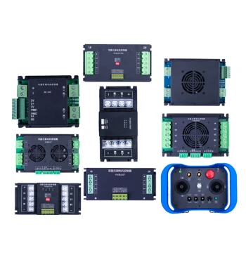 Ground Tank Dual-Channel Brushless Driver, Tracked Vehicle Lawn Mower Controller, Industrial Remote Control 750-2000W