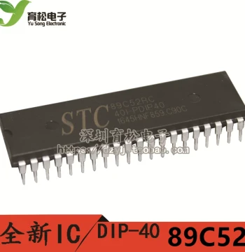STC89C52RC40C-PDIP STC Microcontroller 89C52RC 89C52 MCU