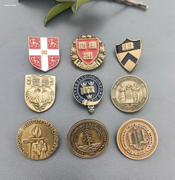 University Crest Badges: Ivy League Souvenirs