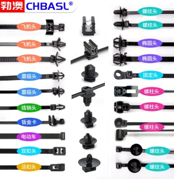 Mushroom Head Airplane Head Threaded Head Fir Tree Type Automotive Special Pin-Type Wire Harness Cable Tie Fixing Base Sheet Metal Fastener