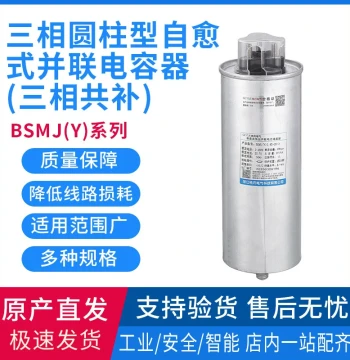 Geyue Electrical Three-Phase Cylindrical Self-Healing Parallel Capacitor Three-Phase Common Compensation BSMJ(Y)0.45-30-3 In Stock
