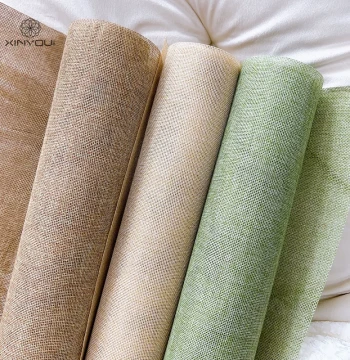 [Xinyou] Dragon Boat Festival Linen Mugwort Bouquet Packaging Material Fresh Flower Packaging Pastoral Style Retro Linen Roll