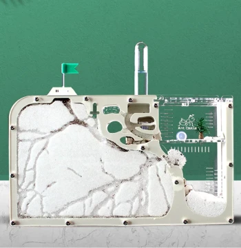 Ant Castle Workshop Pet Live Ant Nest Acrylic Sand Nest Home Villa Palace with Tools Eco-Box