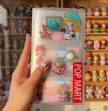 Blind Box Card Storage Album Large Capacity Card Collection Binder for Pop Mart Business Cards My Little Pony Card Book