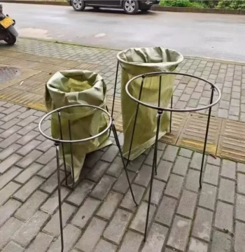 German Imported Agricultural Grain Harvesting Corn Bracket Sand Stone Bag Support Woven Bag Bracket Express Packing Frame