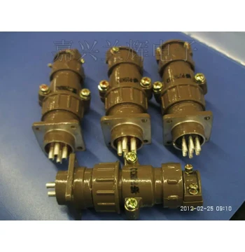 P20-4 Pin P20J6Q Aviation Plug Circular Connector Reverse Mount