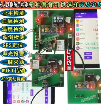 Elderly Anti-Lost Alarm and Smart Cane Fall Detection Blind Navigation Design System Based on STM32 Microcontroller