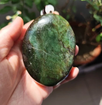 Hetian Jade Jasper Raw Stone 273g Hand Piece Xinjiang Hetian Jade Natural Jade