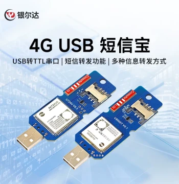 Yinerda 4G Smartphone SMS Forwarding Module via USB; Wireless SMS Forwarding for DingTalk, Feishu, and WeChat Work